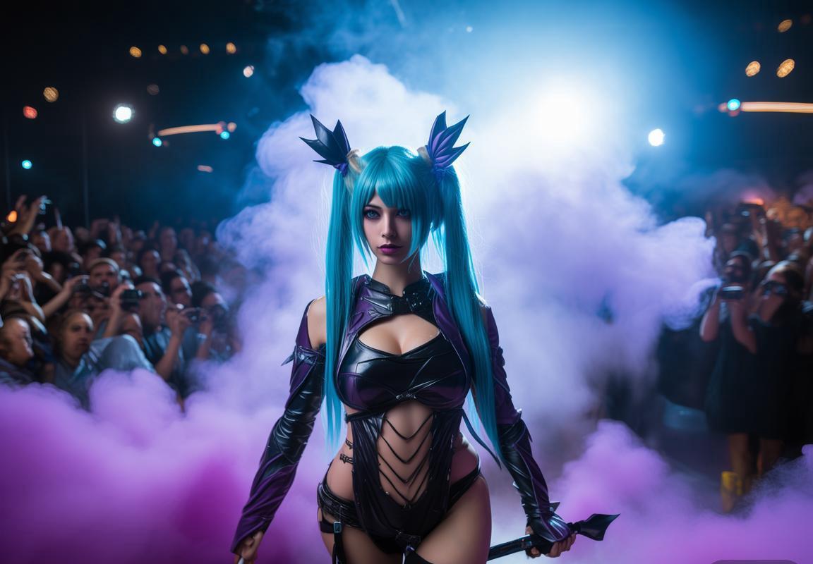 Cosplay大赛惊艳现场，一位玩家神还原K/DA阿卡丽